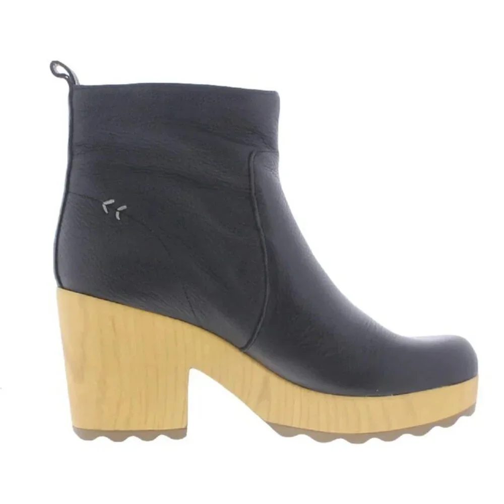 Dr. Scholl's Win Over Zipper Platform Ankle Boots NIB